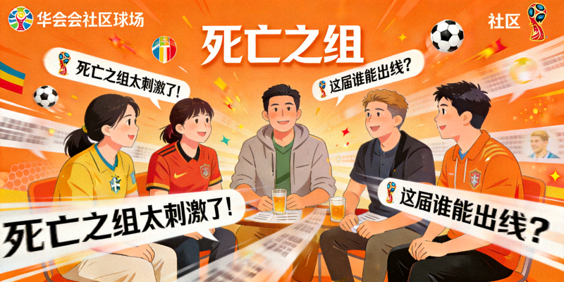 华体会社区球迷激情讨论死亡之组，评论区热火朝天