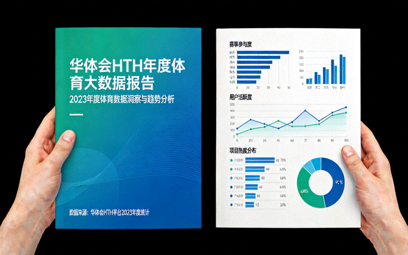 华体会HTH年度体育大数据报告封面与数据可视化图表